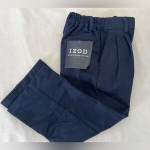 RARE / IZOD BOYS PANTS SIZE 5 COLOR 410 NAVY STYLE #Z355040 BRAND NEW WITH TAG